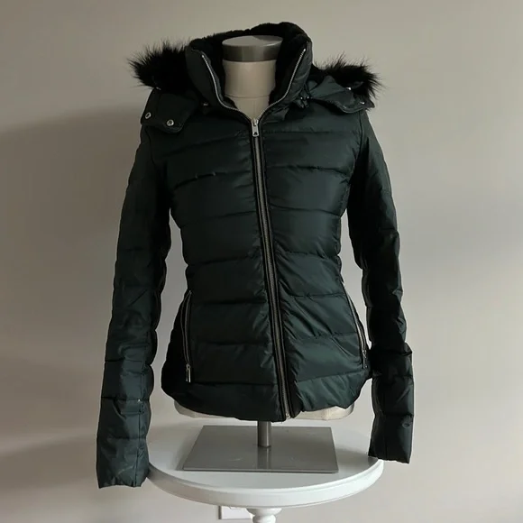 ★ZARA★ PUFFER JACKET RECCO® TECHNOLOGY WATER RESISTANT AND WIND PROTECTION DOWN